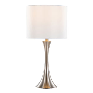 Lenuxe - Contemporary Semi Gloss Table Lamp (Set of 2) by Couch.com