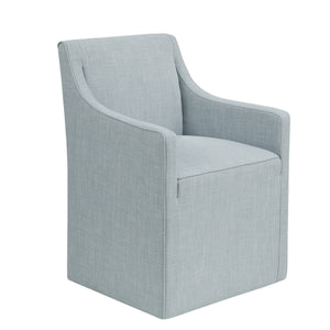 Traditional Skirted Dining Arm Chair