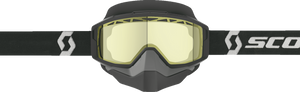SCOTT Split OTG Snow Goggle - Black/White - Yellow 285543-1007029