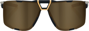 100% Eastcraft Sunglasses - Soft Tact Black - Soft Gold Mirror 61045-258-01
