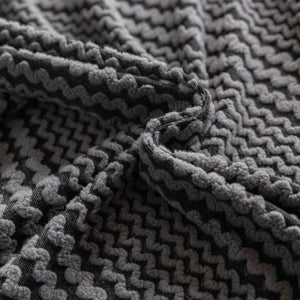 Modern Textured Stretch Sofa Cover, Plush Fleece Sofa Slipcover with 3D Stripe Texture