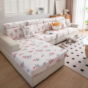 Cartoon Printing Elastic Seat Cushion Cover 1/2/3/4 Seater Sofa Cover Back Cushion Cover For Living Room