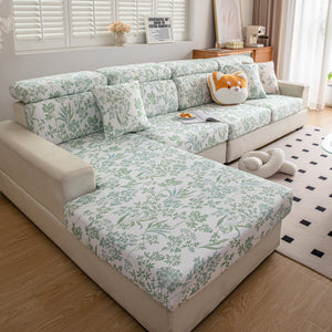 Cartoon Printing Elastic Seat Cushion Cover 1/2/3/4 Seater Sofa Cover Back Cushion Cover For Living Room