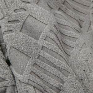 High Stretch Embossed Geometric Slipcover for Couch, Cozy Plush Fleece Couch Cover