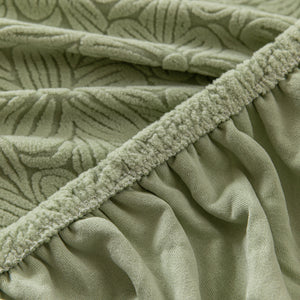 High Elastic Floral Couch Slipcover, Jacquard Stretch Non-Slip Furniture Protector