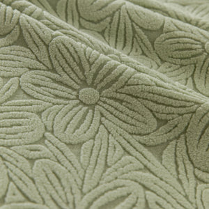 High Elastic Floral Couch Slipcover, Jacquard Stretch Non-Slip Furniture Protector