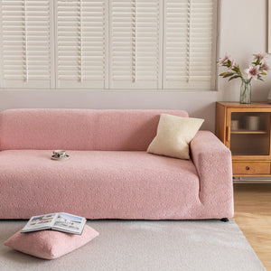 High Elastic Floral Couch Slipcover, Jacquard Stretch Non-Slip Furniture Protector