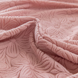 High Elastic Floral Couch Slipcover, Jacquard Stretch Non-Slip Furniture Protector