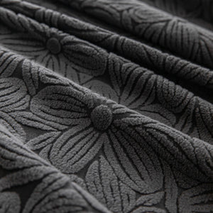 High Elastic Floral Couch Slipcover, Jacquard Stretch Non-Slip Furniture Protector