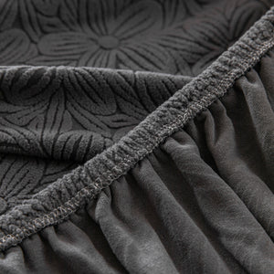 High Elastic Floral Couch Slipcover, Jacquard Stretch Non-Slip Furniture Protector