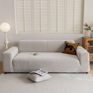 High Elastic Floral Couch Slipcover, Jacquard Stretch Non-Slip Furniture Protector