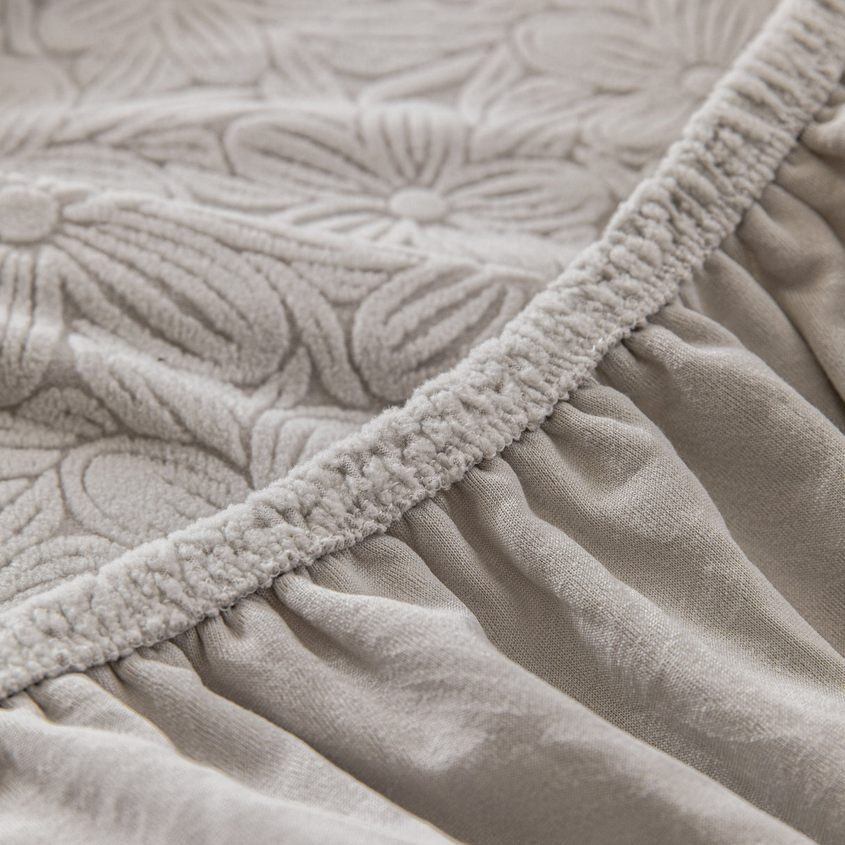 High Elastic Floral Couch Slipcover, Jacquard Stretch Non-Slip Furniture Protector