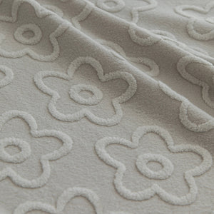 High Stretch Jacquard Sofa Slipcover, Soft Spandex Textured Floral Couch Cover