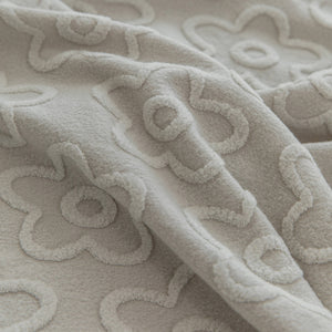 High Stretch Jacquard Sofa Slipcover, Soft Spandex Textured Floral Couch Cover