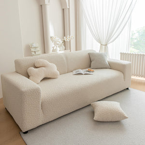 High Stretch Jacquard Sofa Slipcover, Soft Spandex Textured Floral Couch Cover