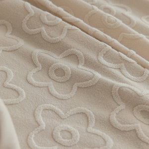 High Stretch Jacquard Sofa Slipcover, Soft Spandex Textured Floral Couch Cover