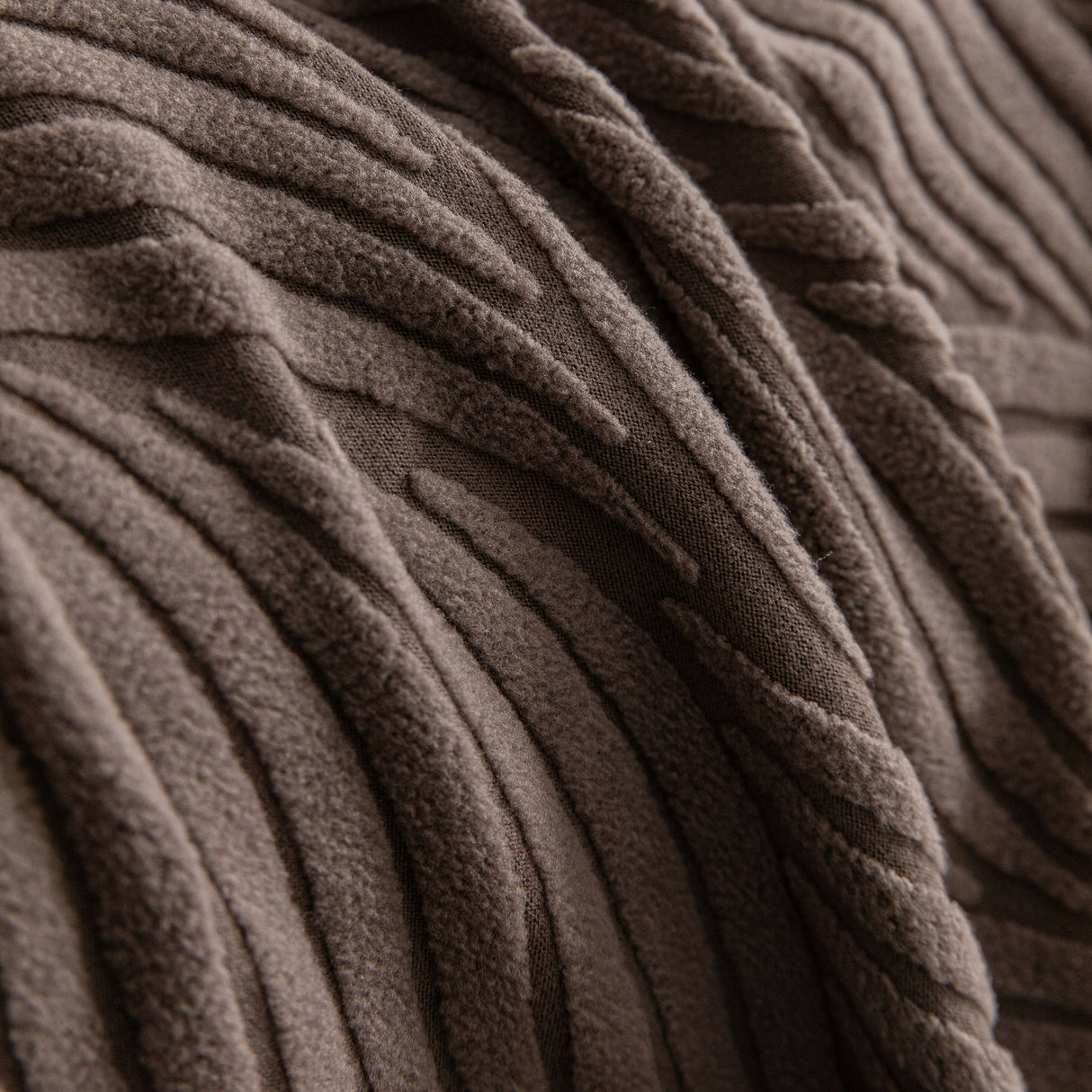 Modern Wavy Jacquard Sofa Slipcover, High Stretch Sofa Cover with 3D Organic Texture