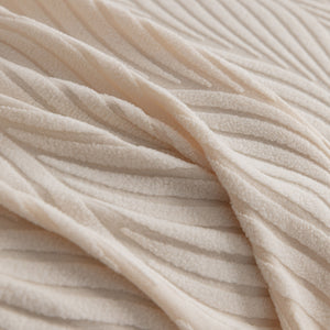 Modern Wavy Jacquard Sofa Slipcover, High Stretch Sofa Cover with 3D Organic Texture