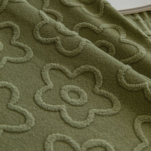 High Stretch Jacquard Sofa Slipcover, Soft Spandex Textured Floral Couch Cover