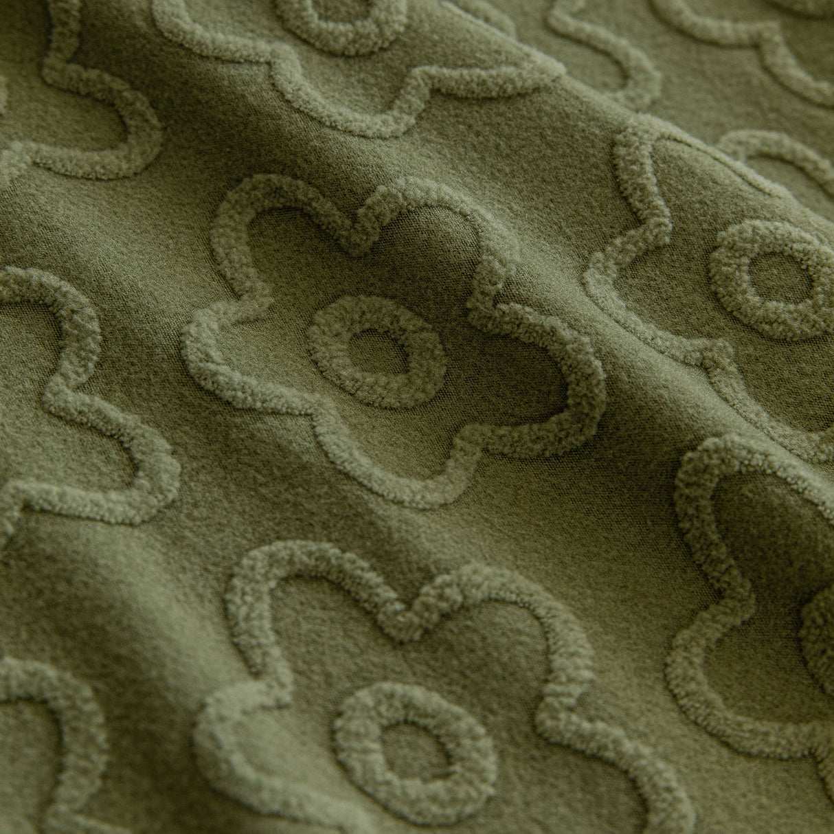 High Stretch Jacquard Sofa Slipcover, Soft Spandex Textured Floral Couch Cover