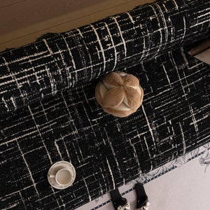 Modern Couch Protector Blanket Woven Chenille Sofa Cover Throw with Artistic Grid