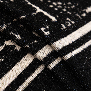 Modern Couch Protector Blanket Woven Chenille Sofa Cover Throw with Artistic Grid