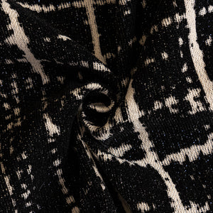 Modern Couch Protector Blanket Woven Chenille Sofa Cover Throw with Artistic Grid