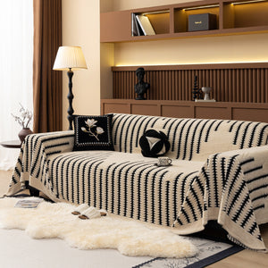 Jacquard Fleece Throw Blanket for Couch Plush Fuzzy Cozy Soft Blankets and Throws for Sofa