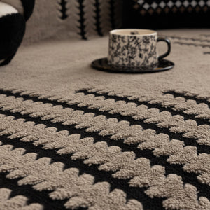 Jacquard Fleece Throw Blanket for Couch Plush Fuzzy Cozy Soft Blankets and Throws for Sofa