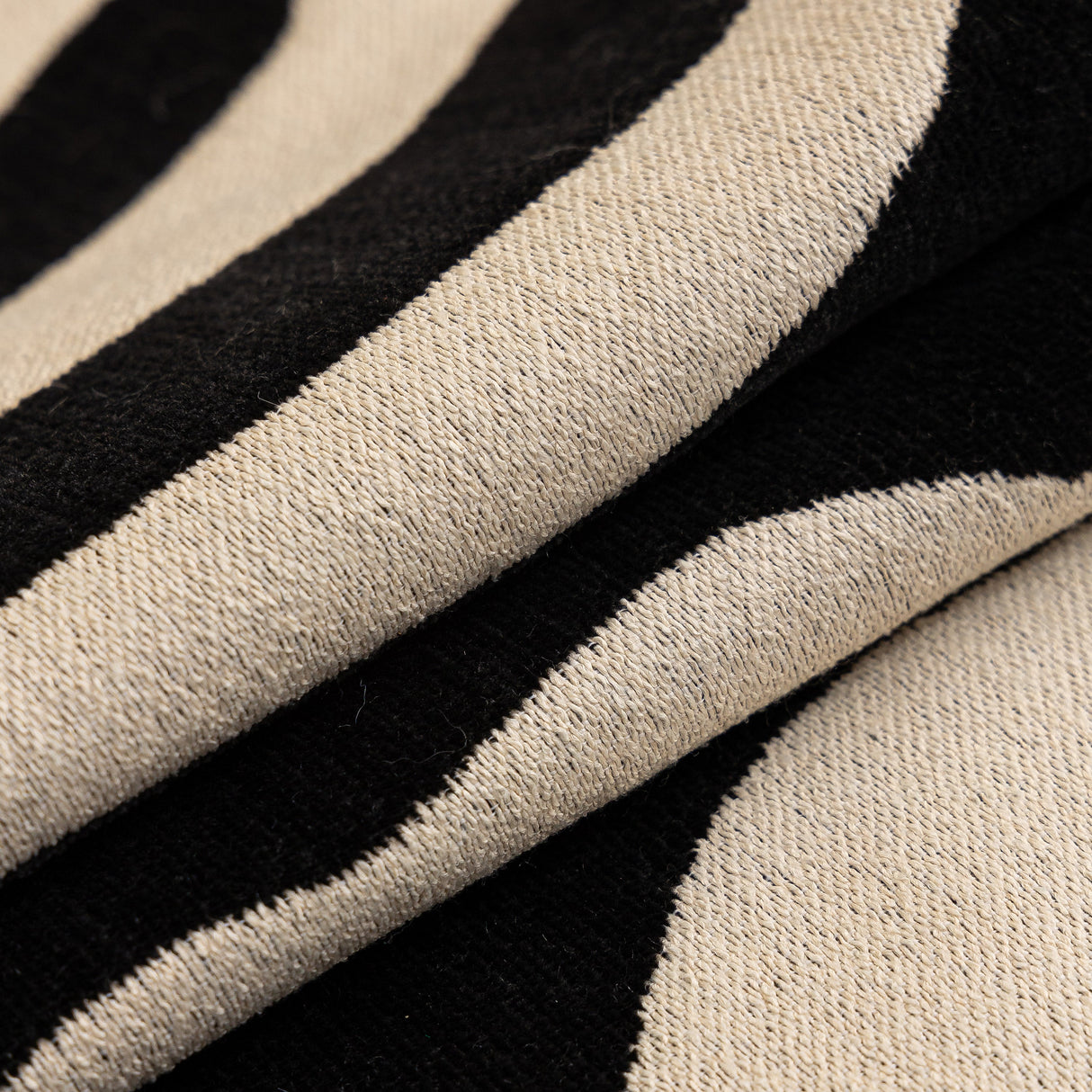 Zebra Striped Chenille Throw Sofa Cover Full-Cover Decorative Furniture Slipcover