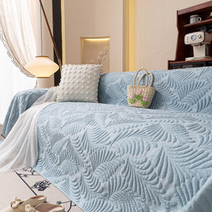 Cooling Quilted Non-Slip Furniture Protector for Pets & Kids, Washable Sofa Slipcover