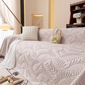 Cooling Quilted Non-Slip Furniture Protector for Pets & Kids, Washable Sofa Slipcover