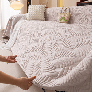 Cooling Quilted Non-Slip Furniture Protector for Pets & Kids, Washable Sofa Slipcover