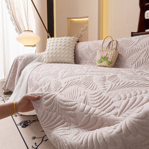 Cooling Quilted Non-Slip Furniture Protector for Pets & Kids, Washable Sofa Slipcover