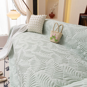 Cooling Quilted Non-Slip Furniture Protector for Pets & Kids, Washable Sofa Slipcover