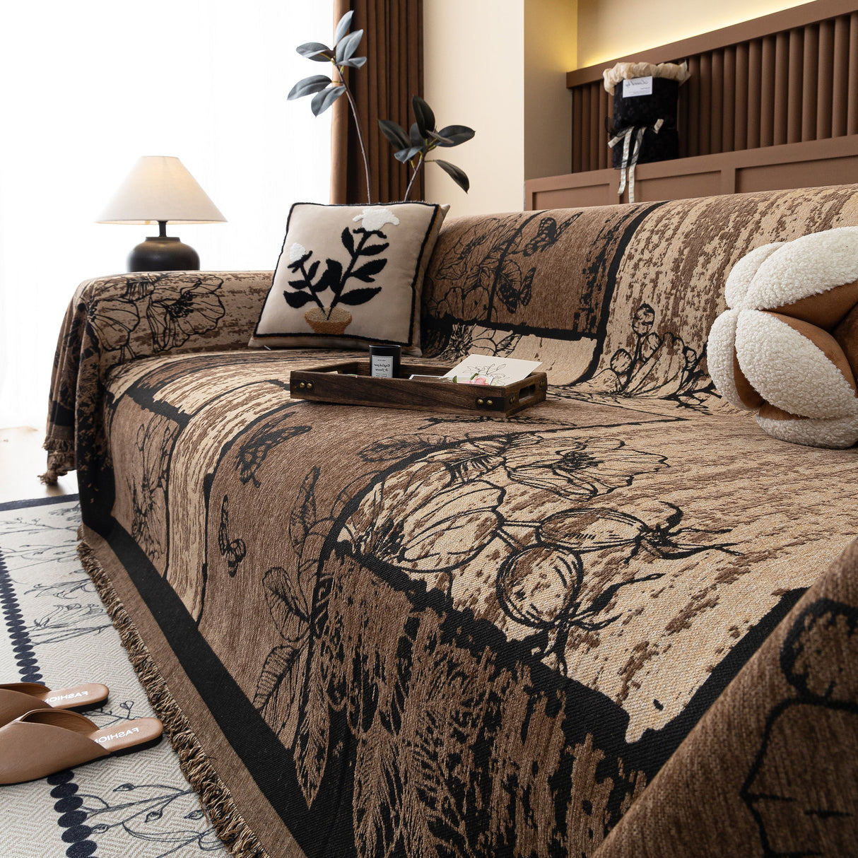 Fashion Couch Cover Blanket Bohemian Sectional Sofa Protector Furniture Covers for Sofas