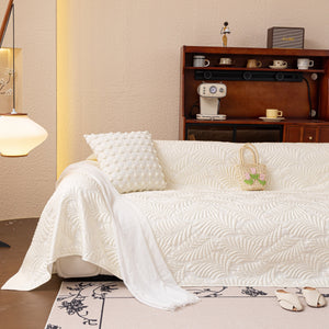 Cooling Quilted Non-Slip Furniture Protector for Pets & Kids, Washable Sofa Slipcover