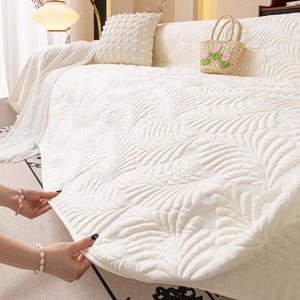 Cooling Quilted Non-Slip Furniture Protector for Pets & Kids, Washable Sofa Slipcover