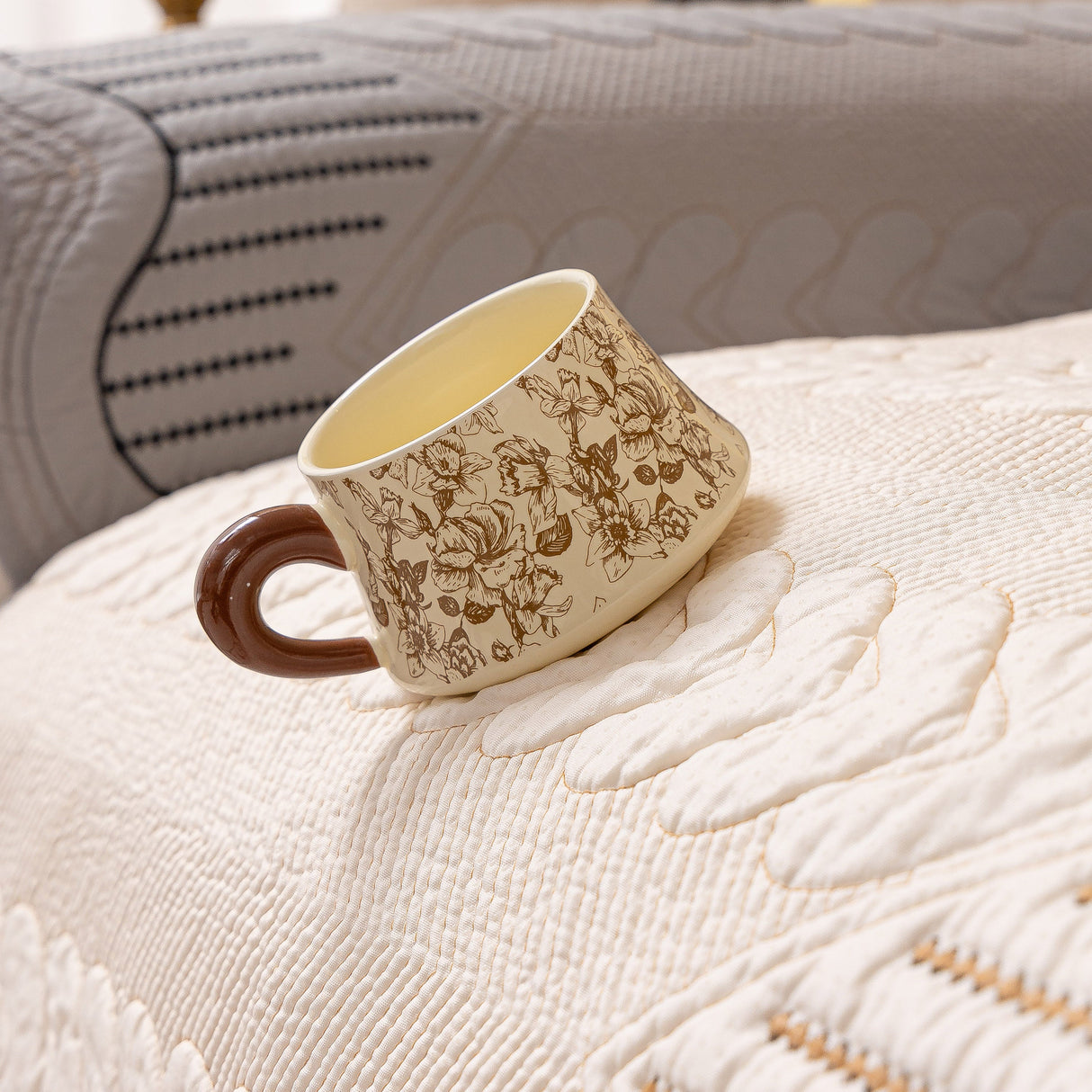 3D Quilted Thick Cotton Sofa Cover Non-Slip Couch Throw for Fabric & Leather Sofas