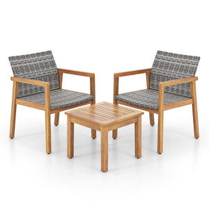 3 Pieces Patio Furniture Set  with Chair