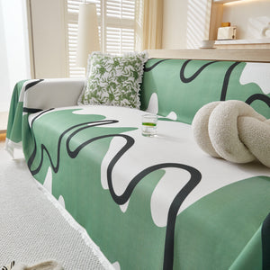 Lightweight Washed Soft Breathable Throw Blanket Perfect for Summer, Great Blanket Layer for Couch