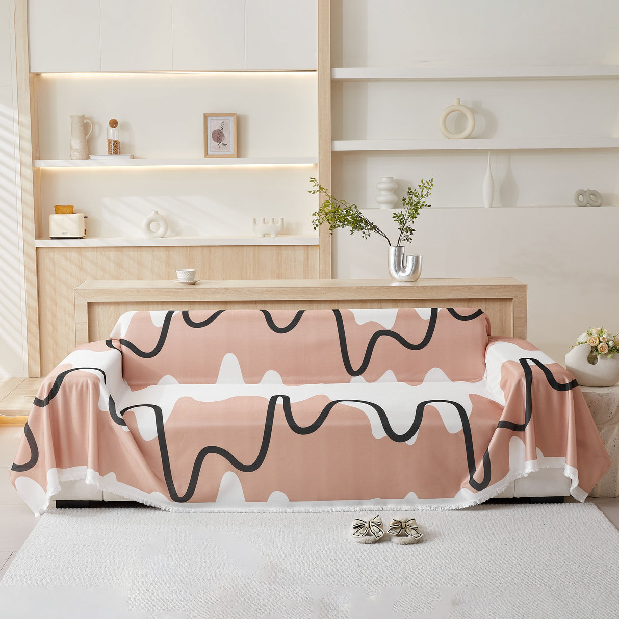 Lightweight Washed Soft Breathable Throw Blanket Perfect for Summer, Great Blanket Layer for Couch