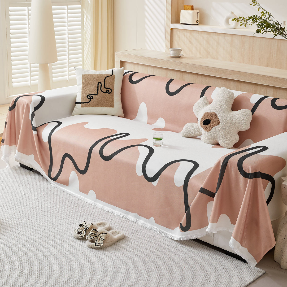 Lightweight Washed Soft Breathable Throw Blanket Perfect for Summer, Great Blanket Layer for Couch