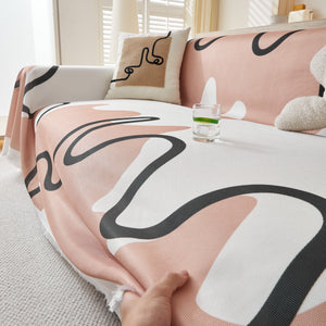 Lightweight Washed Soft Breathable Throw Blanket Perfect for Summer, Great Blanket Layer for Couch