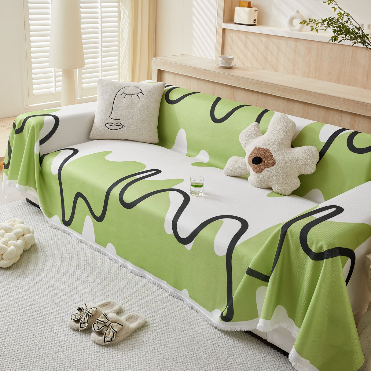 Lightweight Washed Soft Breathable Throw Blanket Perfect for Summer, Great Blanket Layer for Couch