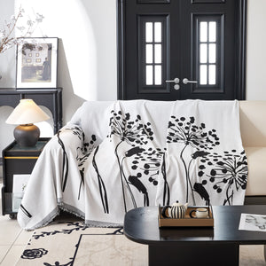 Dandelion Blanket Throw for Sofas Chenille Furniture Couch Cover, Couch Cushion Cover for Kids, Pets