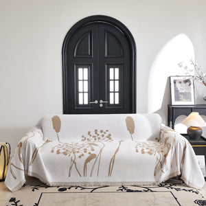 Dandelion Blanket Throw for Sofas Chenille Furniture Couch Cover, Couch Cushion Cover for Kids, Pets