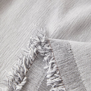 Reversible Chenille Couch Cover Blanket with Tassel Large Boho Futon Cover L Shaped Sectional Cover