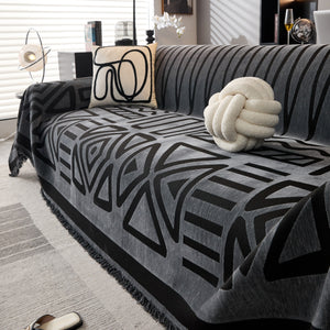 Boho Chenille Sofa Throw Covers Sectional Sofa Couch Cover Sofa Protector Covers