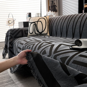 Boho Chenille Sofa Throw Covers Sectional Sofa Couch Cover Sofa Protector Covers